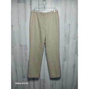 Pendleton Woolen Mills True Fit Trouser Size 12 Tan 100% Wool Lined